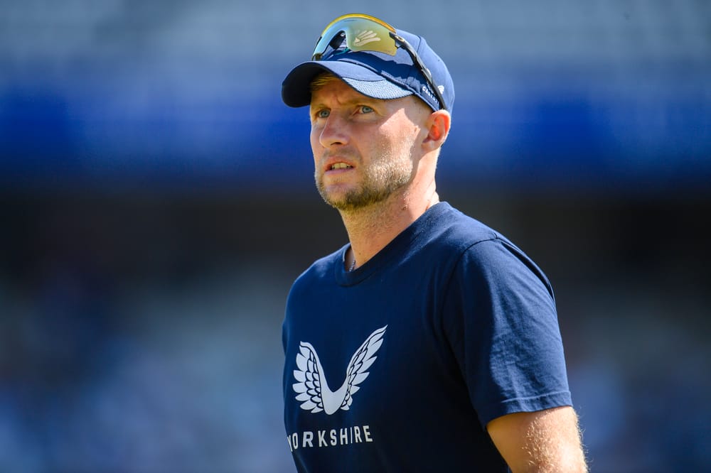 Picture by Allan McKenzie/SWpix.com - 12/07/2026 - Cricket - Vitality Blast - Yorkshire Vikings v Nottinghamshire Outlaws - Headingley Cricket Ground, Leeds, England - Yorkshire's Joe Root.