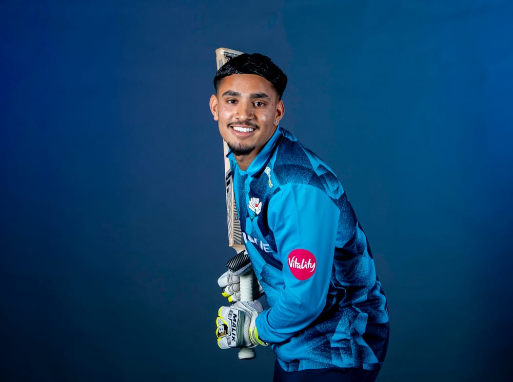 Picture by Allan McKenzie/SWpix.com - 06/03/2025 - Cricket - Yorkshire County Cricket Club Media Day 2025 - Headingley Cricket Ground, Leeds, England - Jawad Akhtar.