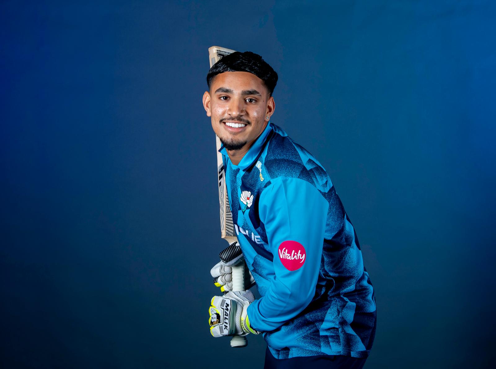 Picture by Allan McKenzie/SWpix.com - 06/03/2025 - Cricket - Yorkshire County Cricket Club Media Day 2025 - Headingley Cricket Ground, Leeds, England - Jawad Akhtar.