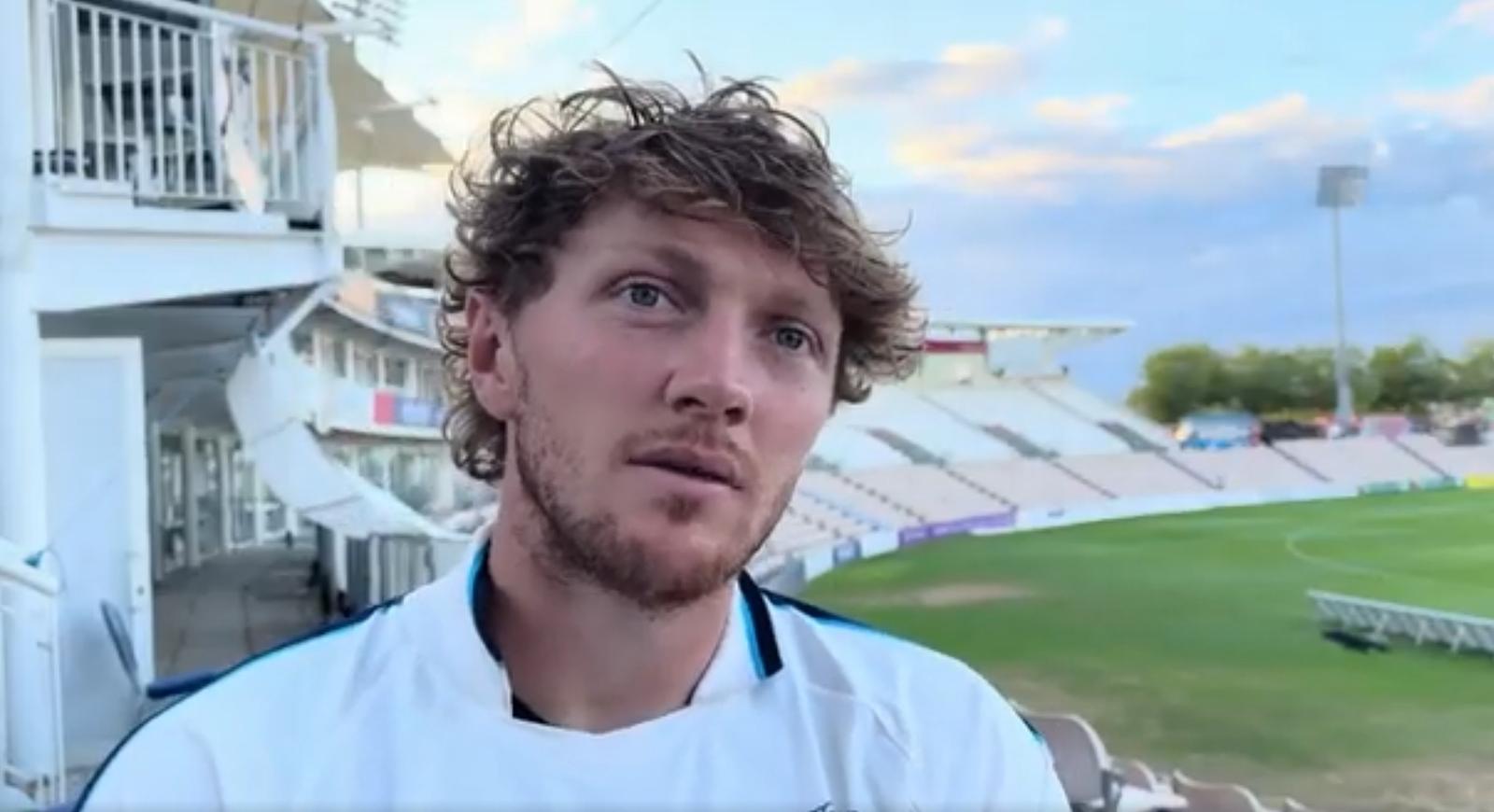 Dom Bess after Day One at Hampshire v Yorkshire