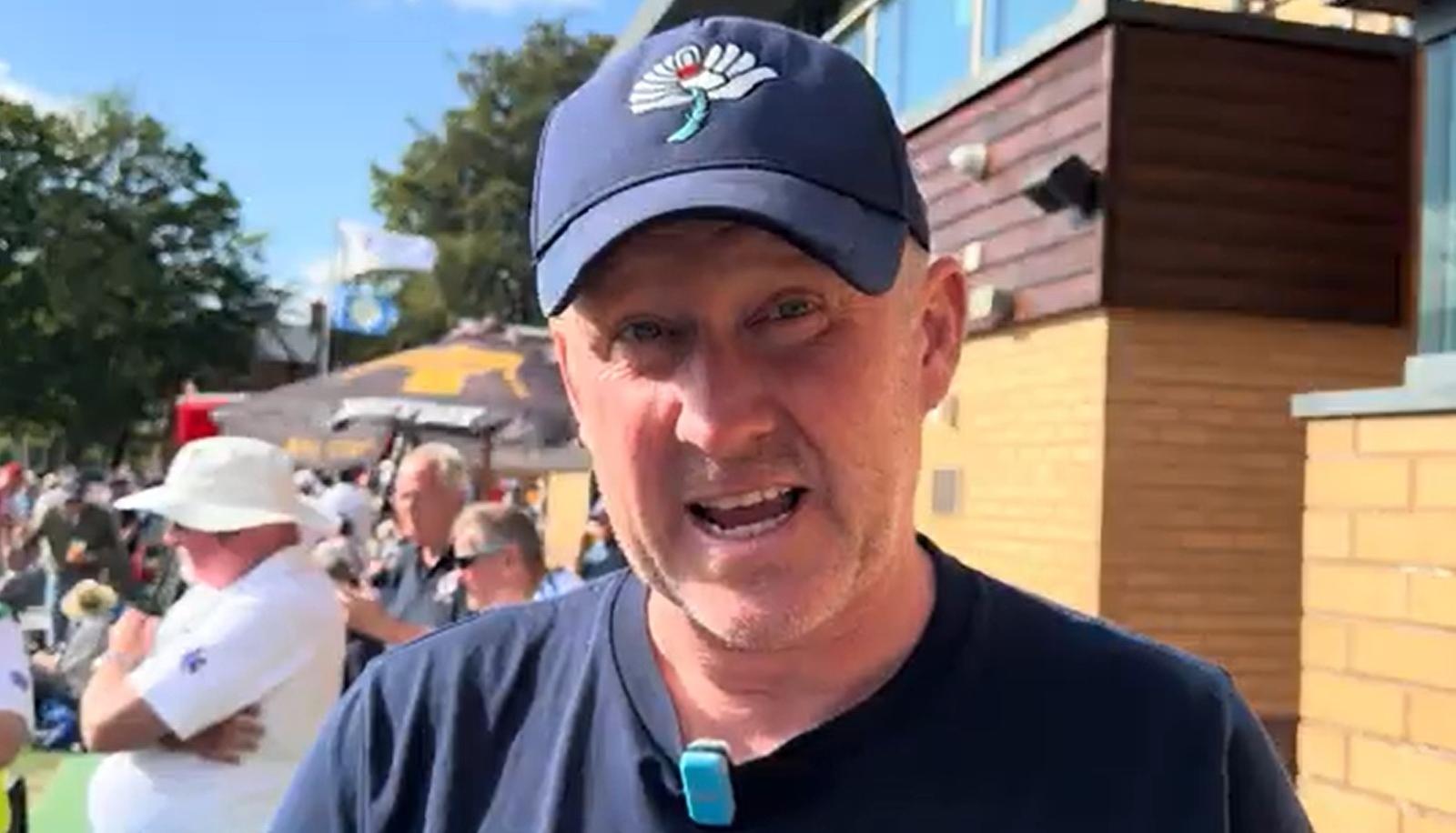 Anthony Mc Grath after Yorkshire v Durham at York